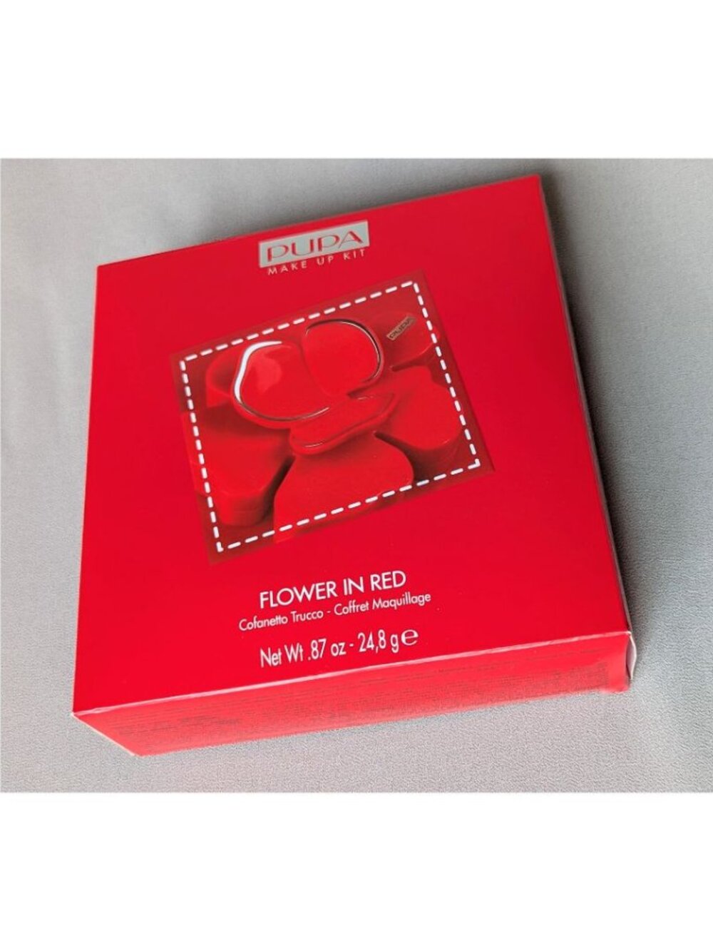 Vintage PUPA Make Up Kit "Flower In Red" Made in Italy Unused
